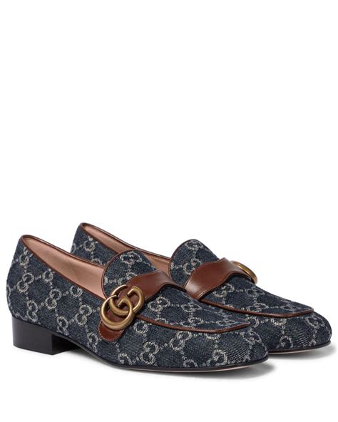 gucci denim loafers